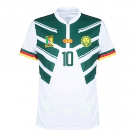 Fotbalové dres Kamerun ABOUBAKAR 10 Venkovní Mistrovství Světa 2022 Krátký Rukáv
